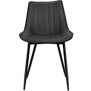 LANTUS Lot de 8 Chaises De Salle à Manger,Chaise De Cuisine RembourréE,Chaise De Salle à Manger avec Pieds MéTalliques Noirs,Convient pour La Salle à Manger, La Coiffeuse-Noir-8PC - Publicité