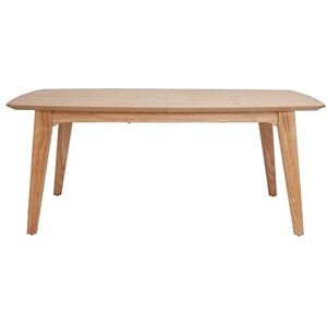 Miliboo Table Extensible rallonges intégrées scandinave placage chêne L180-230 cm Fifties - Publicité