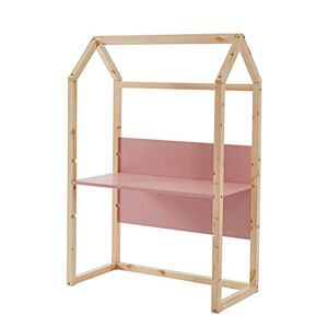 BAÏTA Bureau Enfant cabane Tiny Rose et pin - Publicité