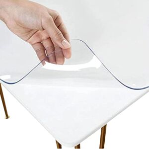 Maodom Tapis d'écriture transparent en PVC imperméable   bureau découpable pour tables d'écriture, tables à manger, bureaux bureau, tables d'artisanat - Publicité