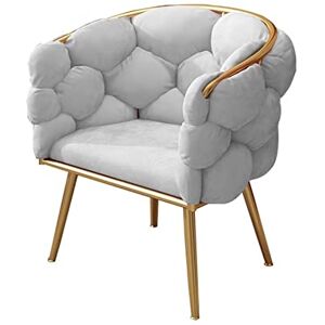 RYLILU Nordic Ins Leisure Fauteuil de canapé simple, chaise de chambre à coucher légère pour fille, chaise de maquillage pour salon de manucure, chaise de chambre créative. (couleur : 1) - Publicité