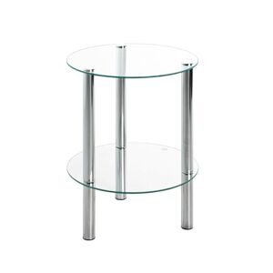 HAKU Möbel Table Basse, Métal, Chromé, Ø 35 X H 47 cm - Publicité