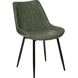 ATMOSPHERA CREATEUR D'INTERIEUR Atmosphera Chaise Olwen Vert Kaki Effet Cuir - Publicité