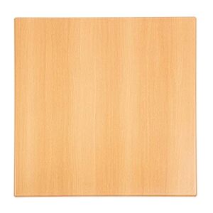 Bolero GG634 Table carrée en bois de hêtre 600 mm - Publicité