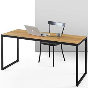 Zinus Jennifer Table de bureau 119x61x73 cm Bureau en métal et bois Table polyvalente Marron clair et noir - Publicité