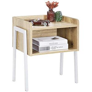 XUANYU Lot de 1 Table de Chevet sans tiroir 42×35×52cm Bout de Canapé Table de Nuit Table d'appoint Petite Table pour Salon Couloir Chambre Bureau, Bois L - Publicité