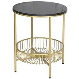 LXLSHOP Table de Chevet Moderne et Minimaliste pour Chambre à Coucher, Petite Table Basse en marbre, en Fer forgé, Table d'appoint pour canapé Made in China - Publicité