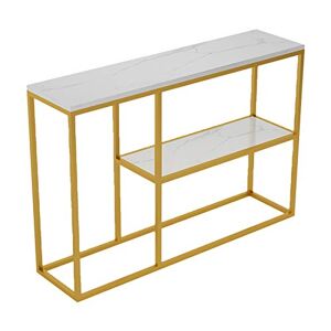 MOooy Table Console Table Console de Salon, Table en marbre, Table étroite, Table de canapé en Fer Moderne - Publicité