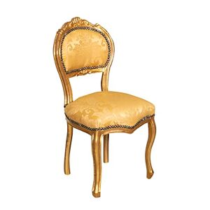Biscottini Chaises Louis XVI 90 x 45 x 43 cm   Chaise baroque pour salon   Fauteuil baroque   Chaises Louis ancienne   Chaise de chambre - Publicité