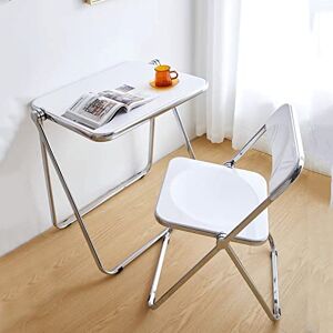 inBEKEA Ensemble Table et chaises Pliantes, Ensemble de Table de Cuisine Moderne sans accoudoirs pour 1 Personne, chaises de Salle à Manger, Table de Plateau TV Pliante permettant d'économiser de l'espace, t - Publicité