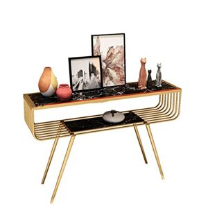 Begonial Table Console, Table Console d'entrée, Bureau d'entrée Nordique, Lampe de Luxe en Fer forgé, Armoire Murale Simple et Moderne (2 120 x 30 x 75 cm) - Publicité