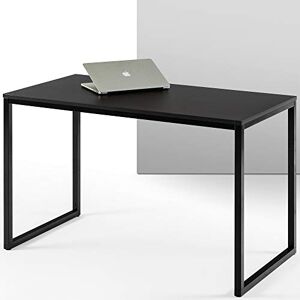 Zinus Jennifer 119x61x74 cm Bureau d'étude moderne en métal et bois Table d'ordinateur pour le bureau à domicile Marron foncé et noir - Publicité