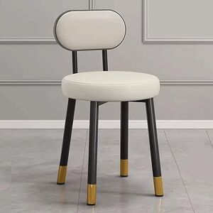 AkosOL Modn Chaise sans accoudoirs, chaise de maquillage, chaise de salle à manger, tabouret, chaise de bureau, chaise confortable pour chambre à coucher, siège rembourré en latex, chaise d'appoint de cuisi - Publicité