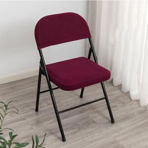 Morbuy Housse de Chaise de Bureau Amovible Universel Moderne Rotatif Housses de Chaise Extensible Slipcover Protector pour Fauteuil de Bureau Pivotante Accoudoirs Chaise (Vin Rouge) - Publicité