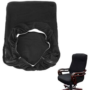 BTSKY Housse sobre et moderne en tissu élastique résistant pour chaise/fauteuil de bureau à accoudoirs, noir, Taille M - Publicité