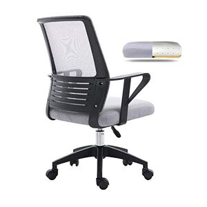 WADRBSW Chaise de bureau Chaise de bureau ergonomique en maille Coussin en latex intégré avec soutien lombaire Chaise de bureau d'ordinateur exécutif pour dortoir d'étude Capacité portante: 330 livres - Publicité