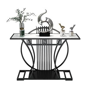 MOooy Table Console Table de canapé de 31,4 Pouces, Table Console Noire, Table d'entrée Extra Longue, Table de Couloir Moderne, Table de Rangement de Salon - Publicité