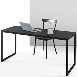 Zinus Jennifer Table de bureau 160x61x74 cm Bureau en métal et bois Table polyvalente Brun Espresso foncé - Publicité