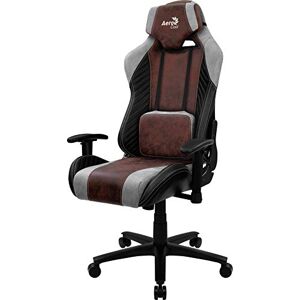 Aerocool BARON, Chaise de jeu, AeroSuede Respirant, Dossier réglable, Rouge - Publicité