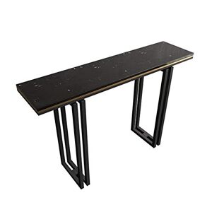 Table Console étroite Table Console Armoire Simple Table Moderne Table en marbre Table Murale Étagère de Salon 31,4 × 11,8 × 31,4 Pouces - Publicité