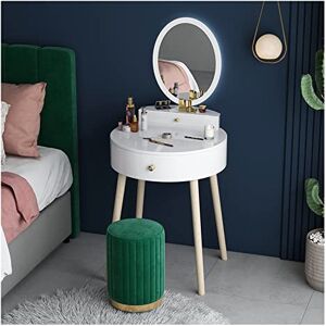 UsmAsk Table de Maquillage de Luxe Simple de Bureau de vanité Moderne avec Coiffeuse Miroir pour Meubles de Chambre à Coucher Mini Coiffeuse Moderne EAN EAN - Publicité