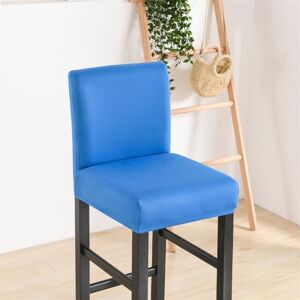 FANSU Housse Tabouret de Bar Tissu Extensible Doux Housse de Chaise de Bar avec Dossier pour Chaise Haute Pivotante, Couverture de Chaise Salle à Manger Doux et Lavable (1 pièce,Bleu Royal) - Publicité