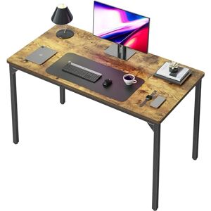 CubiCubi Bureau Informatique Ordinateur 100 * 48 * 73 cm Simple Petite Moderne Table, Style Industriel Economiser Espace, Bureaux Etudier Ecriture pour Bureau, Domicile, Chambre, Salon, Marron - Publicité