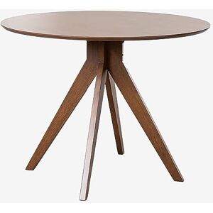 SKLUM Table à Manger Ronde en Bois (Ø100 cm) Sekiz Bois Foncé - Publicité