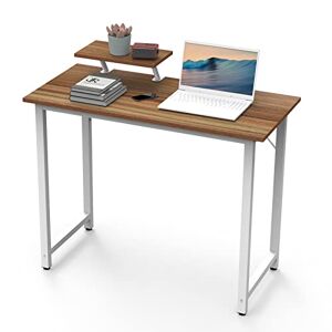 HaodaCulture Bureau Informatique,Table d'Ordinateur avec Support Table de Travail PC Meuble de Bureau Poste de Travail en Bois et Métal Assemblage Simple pour Bureau Salon Chambre 100x50x75cm (Style 6) - Publicité