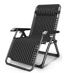 SUNMME Chaises de camping, chaises longues de jardin, chaise pliante, chaise longue inclinable, chaise longue d'extérieur à verrouillage zéro gravité avec chaise de maison réglable, avec support d'appui-tête - Publicité
