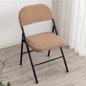 Morbuy Housse de Chaise de Bureau Amovible Universel Moderne Rotatif Housses de Chaise Extensible Slipcover Protector pour Fauteuil de Bureau Pivotante Accoudoirs Chaise (Brun Clair) - Publicité