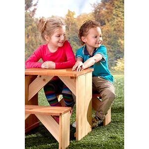 AXI ZidZed Table Picnic Enfant en Bois   Banc Pique Nique pour Enfants - Publicité