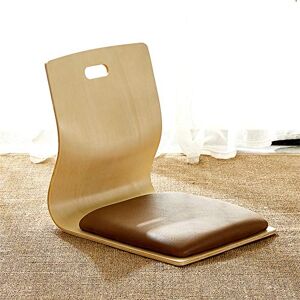 ZRRtables Chaise Sans Pattes Japonaise Fabriquée À Partir De Sièges En Contreplaqué Meubles De Salon Chaise De Sol En Tatami Traditionnel Asiatique Chaise Zaisu Pour Adultes Enfants Jeux Vidéo Lecture Lecture - Publicité