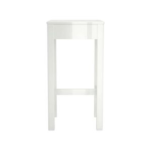 Conforama Tabouret de bar ORLANDO coloris blanc