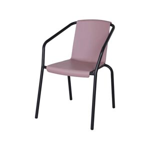 Conforama Chaise de jardin ELVINA coloris rose