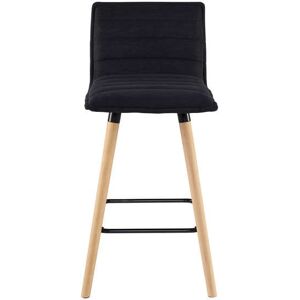 Conforama Tabouret COCOON hauteur 66 cm coloris noir - Publicité