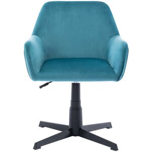 Conforama Fauteuil de bureau AMY coloris bleu