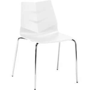 Chaise Erko blanche - Lot de 2 Chêne