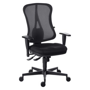 Chaise de bureau Head Point - Synchrone - avec accoudoirs réglables 2D - noir Bleu