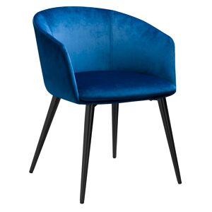 Fauteuil d'accueil Campo bleu Gris