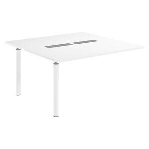 Module d'extension blanc L 140 x P 140 cm - Frégate - piétement blanc