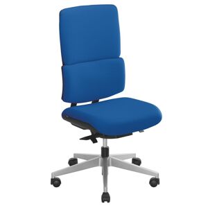 Sokoa Chaise de bureau Wi-Max dossier tissu bleu autorégulé