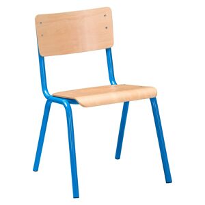 Chaise scolaire SYLLAB Taille 5 - CE2/ CM1 bleu - Lot de 2 Gris