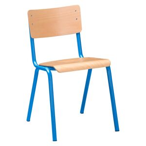 Chaise scolaire SYLLAB Taille 6 - CM2/ Collège /Lycée bleu - Lot de 2 Bleu