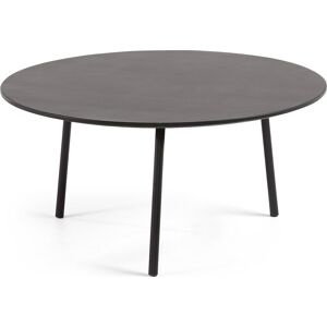 Kave home Table basse Mathis Ø 70 cm noire - Publicité