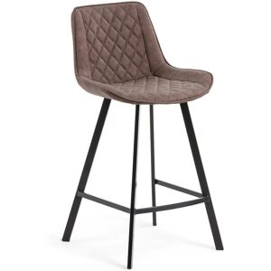 Kave home Tabouret Adela, H 66 cm - gris clair - Lot de 2 40 - Publicité