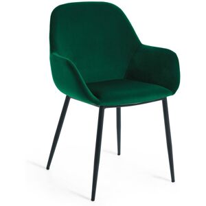 Kave home Fauteuil Konna - verte - Lot de 2