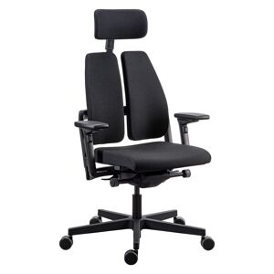 Chaise ultra-ergonomique Xavier avec accoudoirs et appuie-tête réglables - noir 10