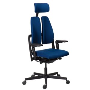 Chaise ultra-ergonomique Xavier avec accoudoirs et appuie-tête réglables - bleu 9