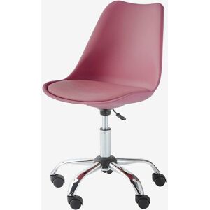 Vertbaudet Chaise de bureau enfant à roulettes framboise ROSE TU - Publicité